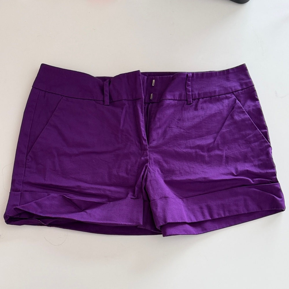 New York & Company Vibrant Purple Women's Shorts